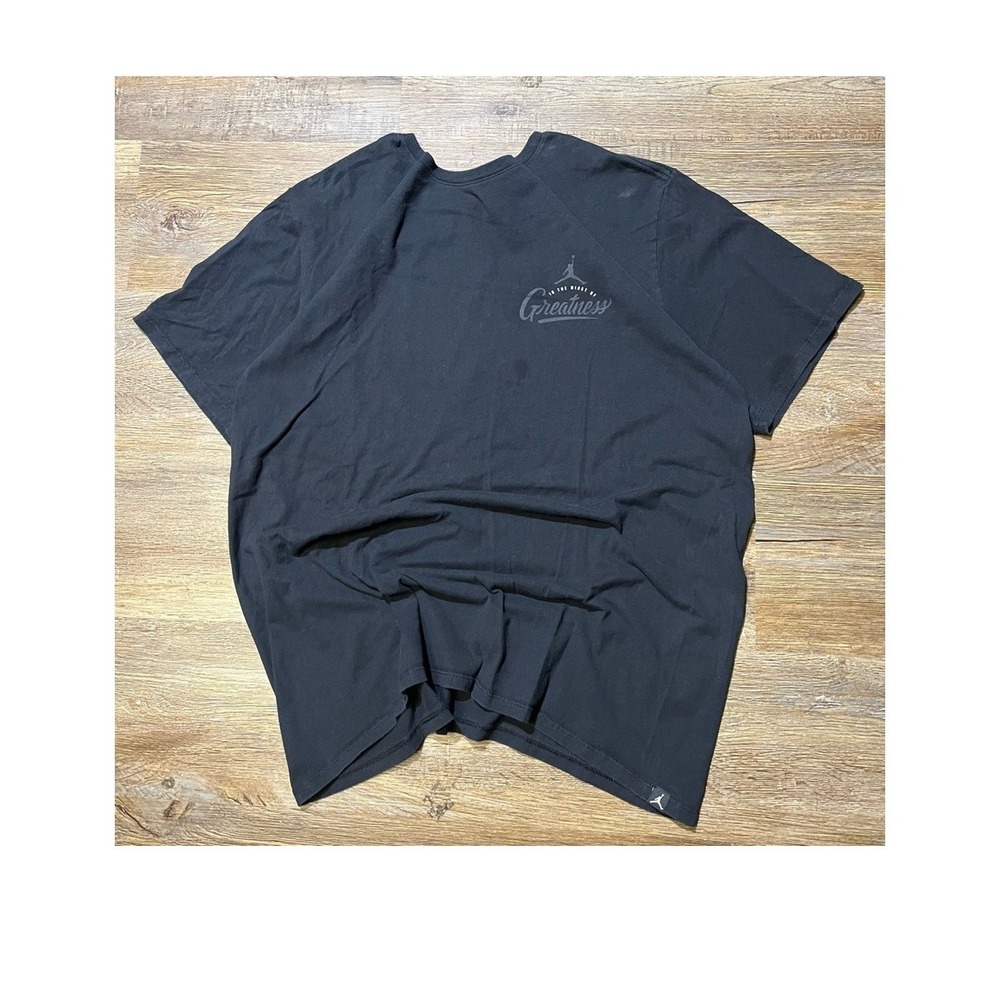 Jordan Mens Black Greatness Graphic T-Shirt XL Michael Jordan 23 Jumpman Tee